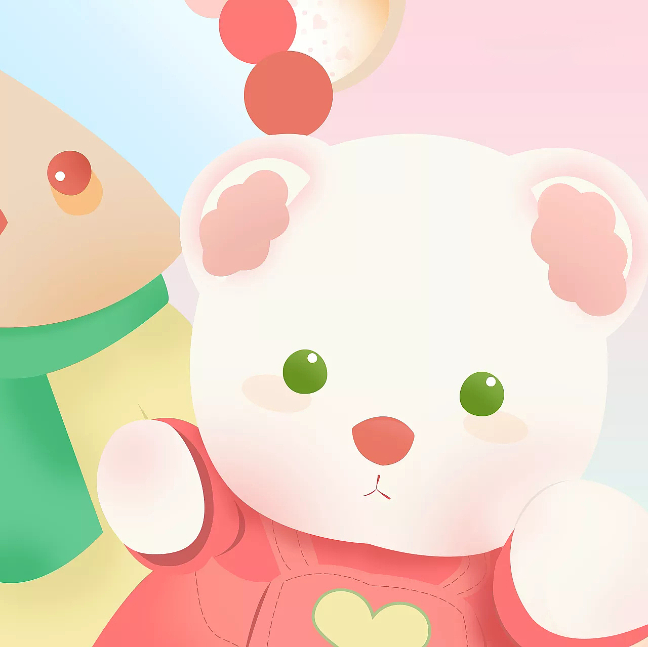 春日熊熊（图ZMjk2MjUwMTAw） - 创作习作 - 站酷设计师白昼成霜原创素材 - 站酷ZCOOL