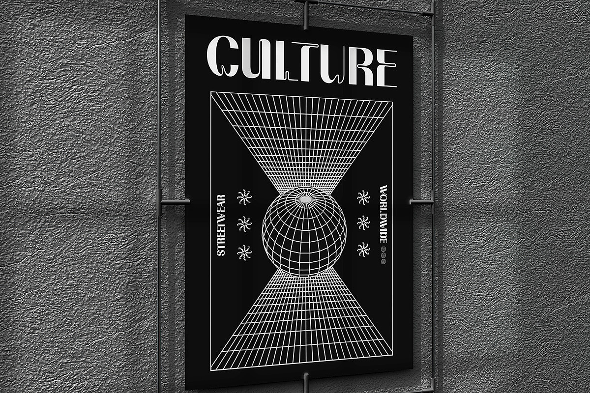 现代时尚科幻潮流机能科技品牌海报封面标题英文字体（图ZMzYzNjM5Nzg4） - 字体/字形 - 站酷设计师最西文集原创素材 - 站酷ZCOOL