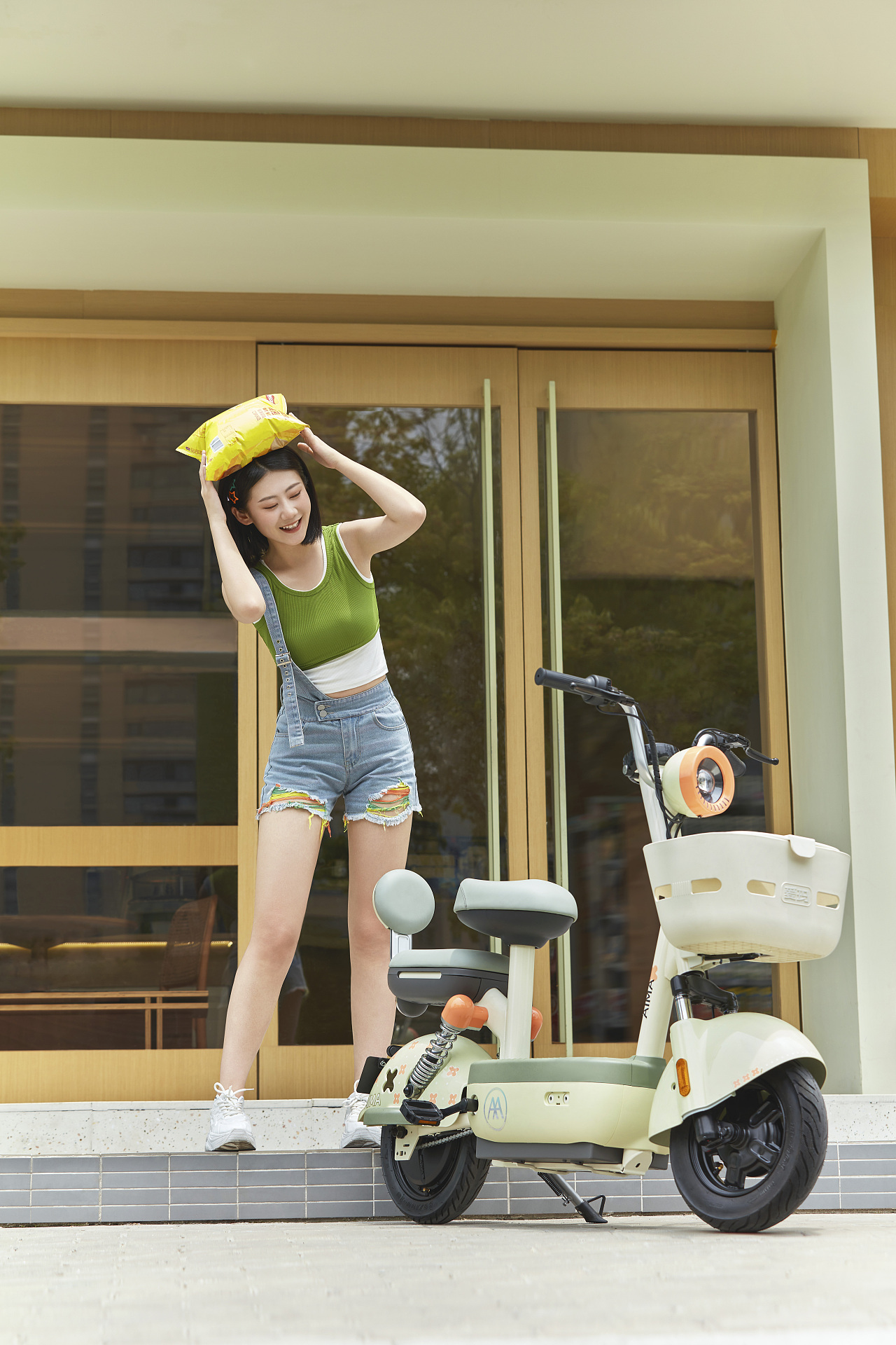 爱玛电动车 拍摄