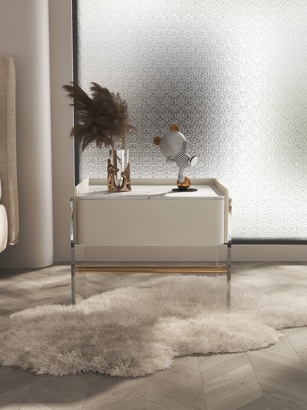 3D建模渲染｜产品拍摄｜三维动画视频｜床头柜（图ZMzY3MzY3OTU2） - 产品 - 站酷设计师创酷视觉原创素材 - 站酷ZCOOL