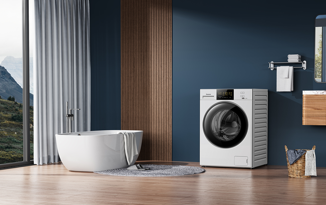 塞问×松下 洗衣机渲染合集（图ZMzQ2MTAzMzcy） - 电商 - 站酷设计师塞问品牌策划原创素材 - 站酷ZCOOL