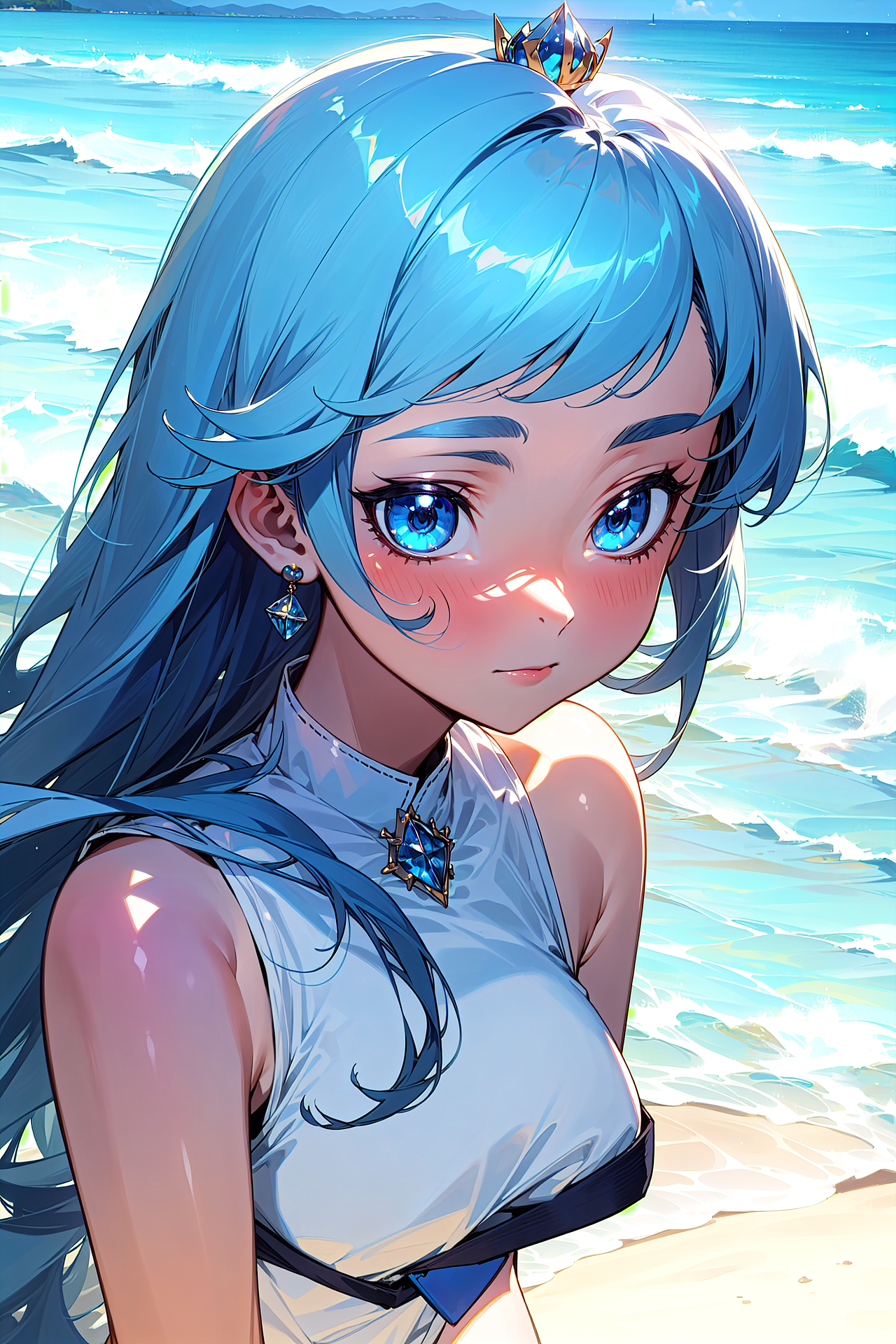 海边的少女（图ZMzQ5OTcyMTMy） - AI作品 - 站酷设计师veria葳蕤原创素材 - 站酷ZCOOL