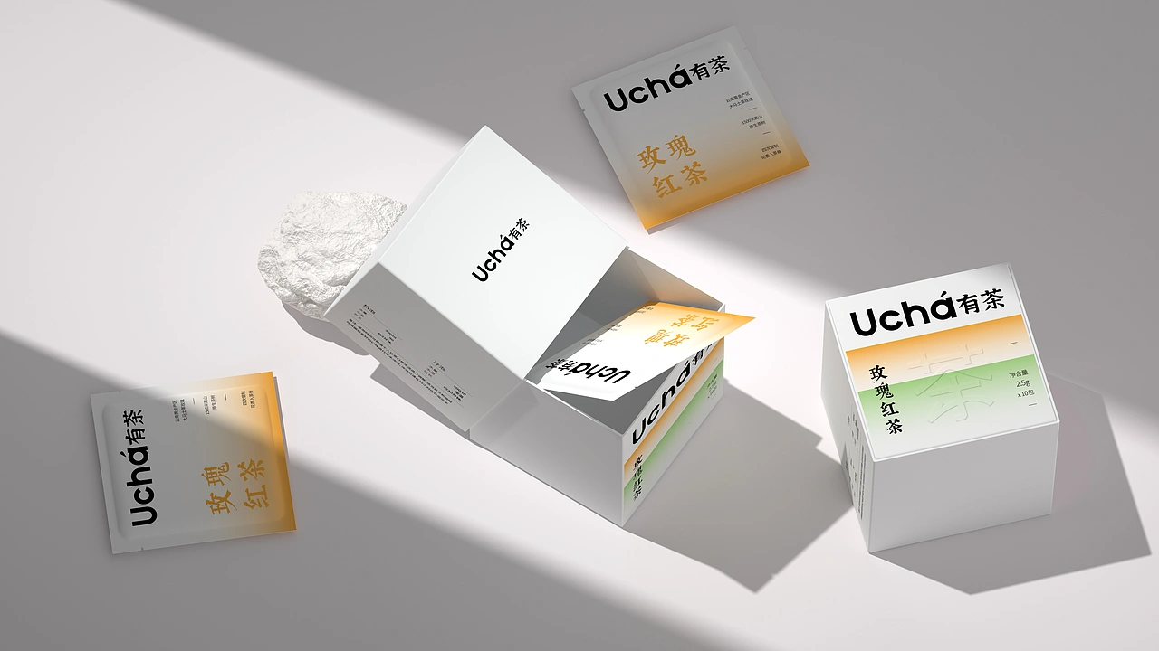 尚智&times;有茶｜玫瑰红茶概念包装｜饮品包装设计