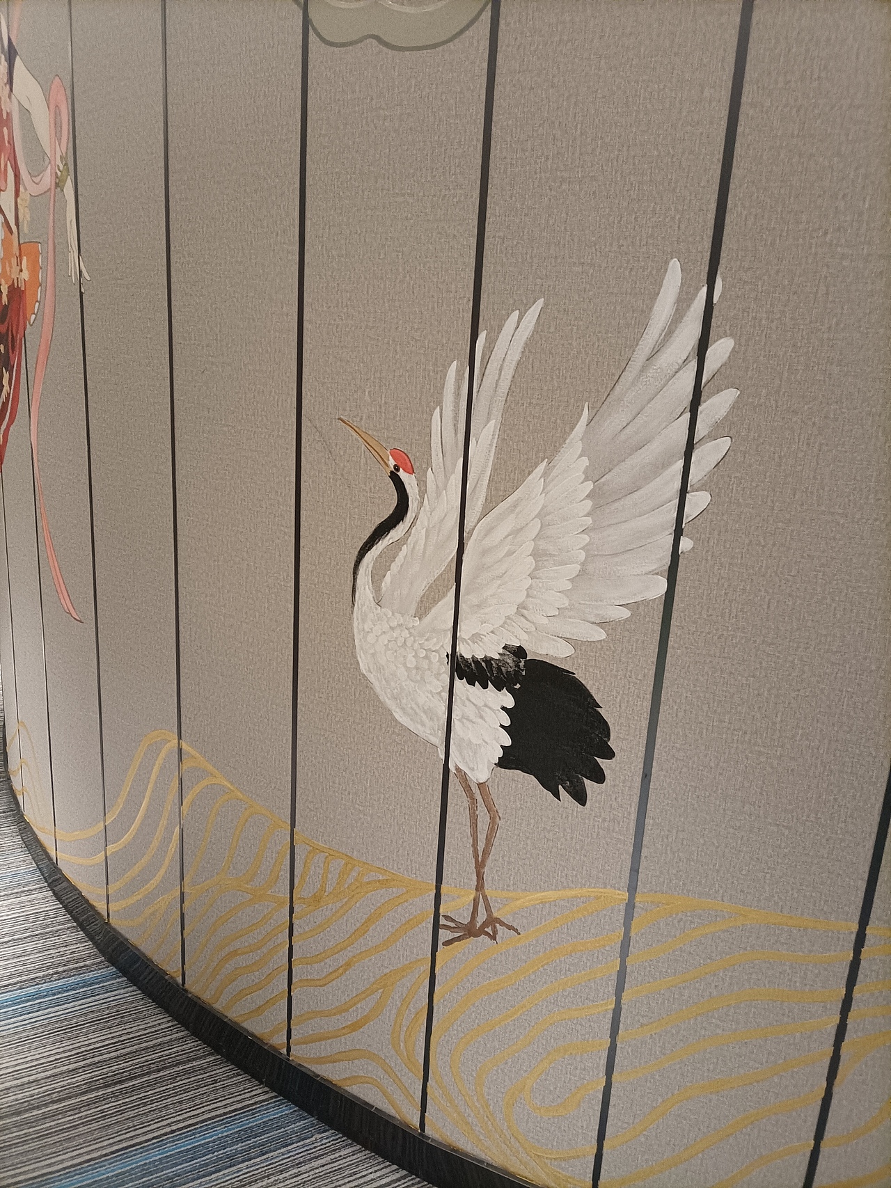 仿敦煌飞天人物壁画墙面彩绘（图ZMzMwNDE5MzI0） - 绘画 - 站酷设计师中绘壁画原创素材 - 站酷ZCOOL