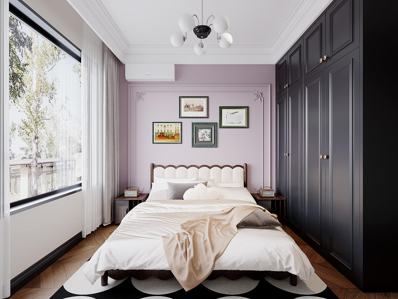 观景台下跃法式全景