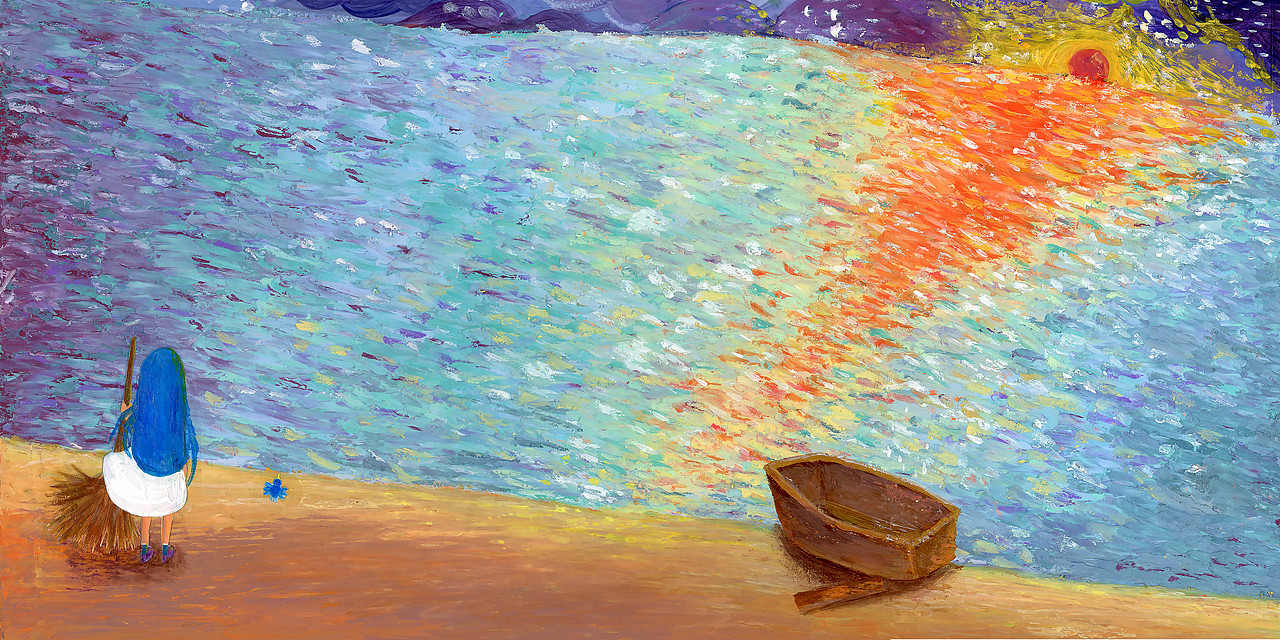 绘本---儿童插画|未完续(四: 去海边)