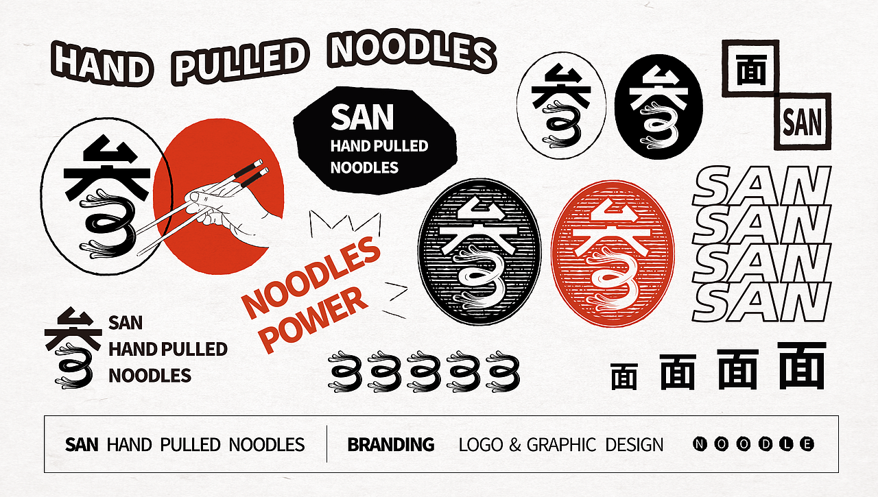 「叁拉面」品牌设计（图ZMzA5NjkyMjUy） - 品牌 - 站酷设计师微田设计原创素材 - 站酷ZCOOL
