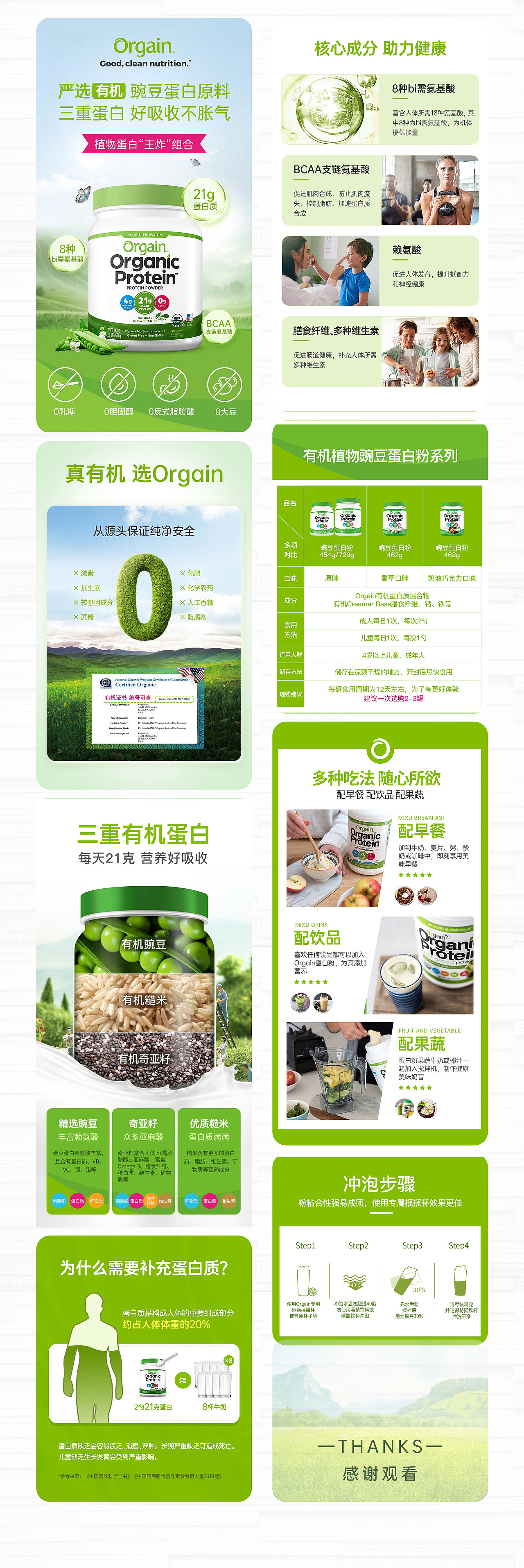 Orgain豌豆蛋白粉（图ZMzA2NjgwNDM2） - 电商 - 站酷设计师ZIVI_Design原创素材 - 站酷ZCOOL