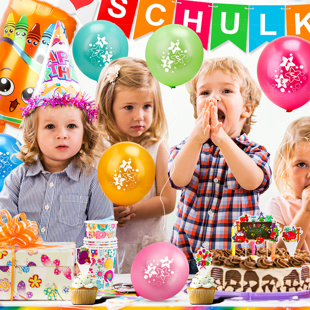 亚马逊-开学季气球套装