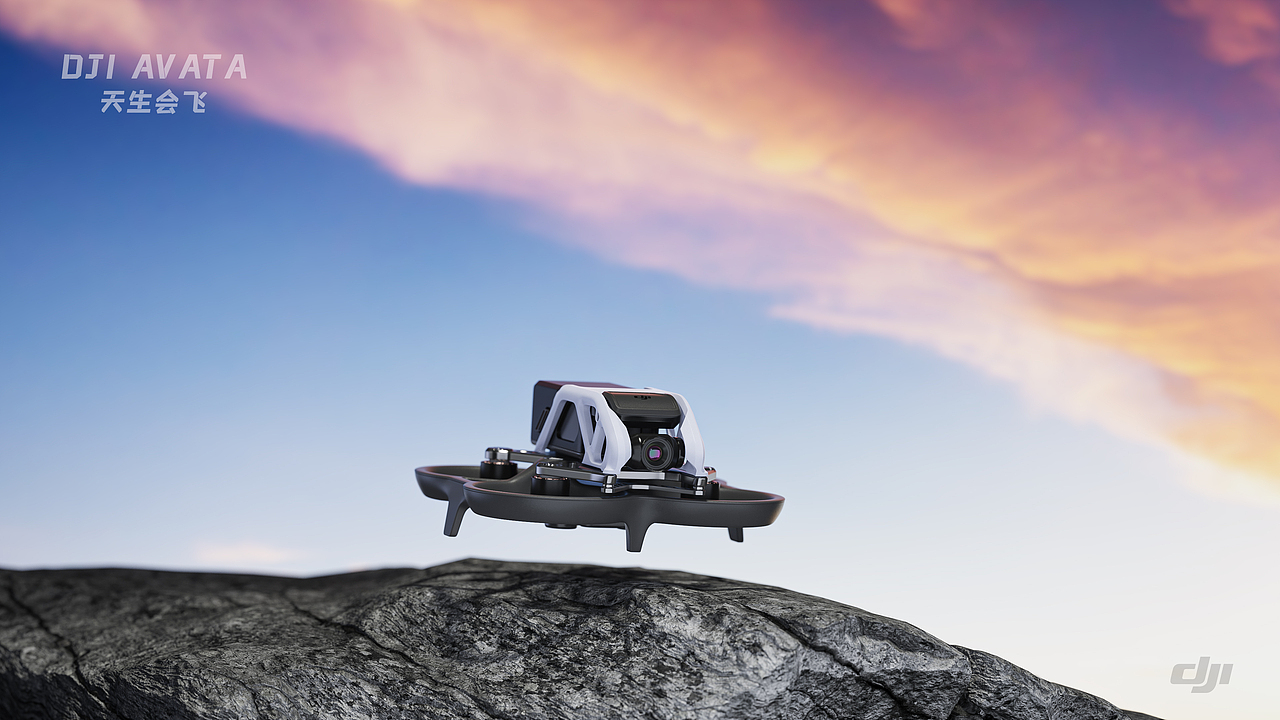 DJI Avata无人机产品渲染表现（图ZMzQ5ODcxMjk2） - 产品 - 站酷设计师北冢原创素材 - 站酷ZCOOL