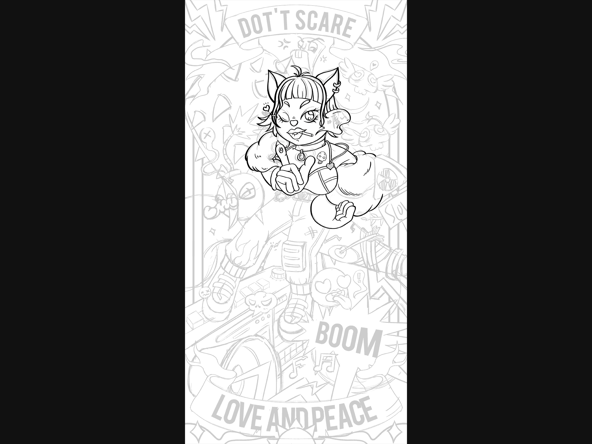 BOOM（图ZMzYwMDg2ODky） - 商业插画 - 站酷设计师見鹿原创素材 - 站酷ZCOOL