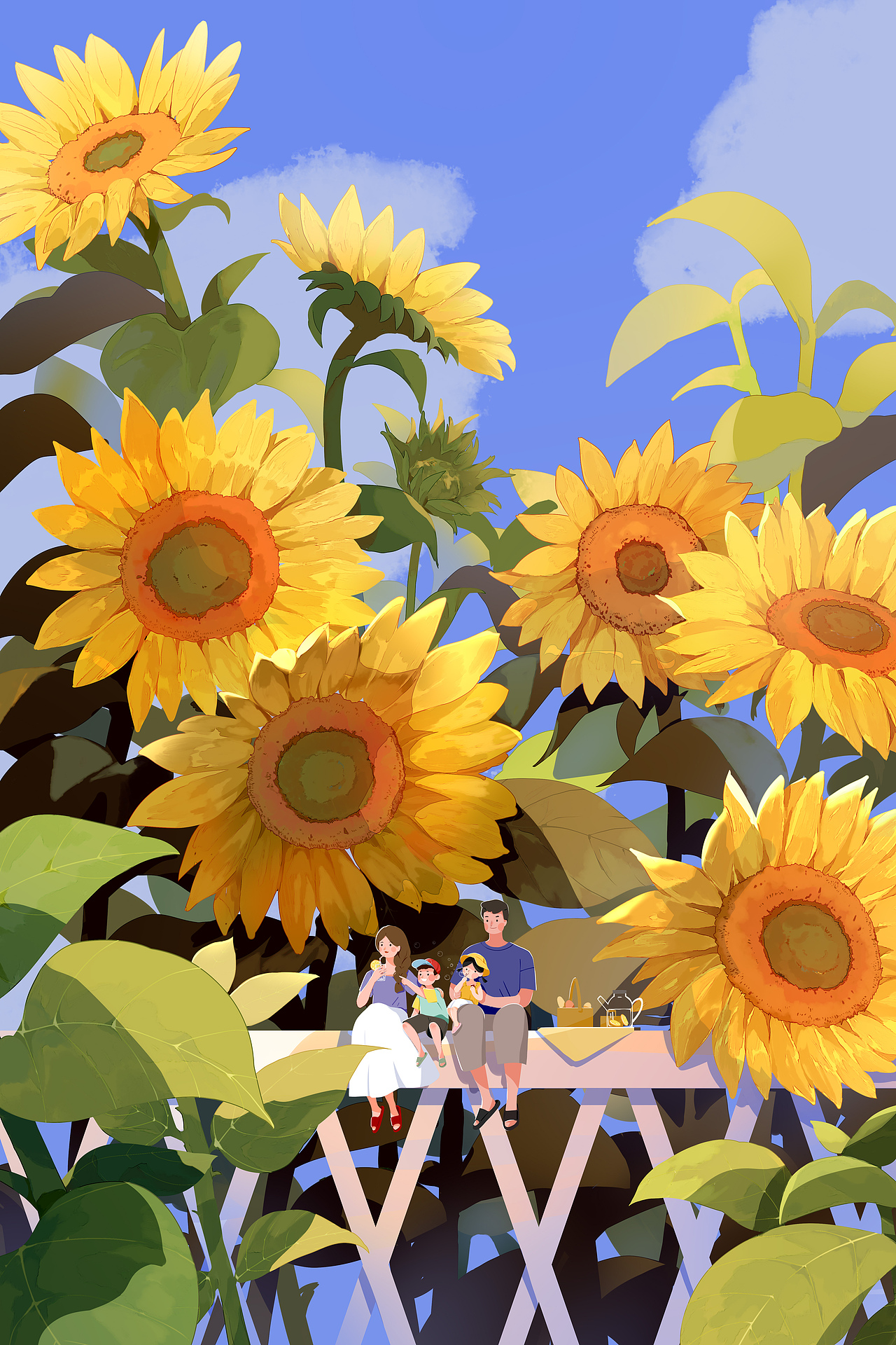 去年夏天（图ZMzAyNjM0OTQw） - 商业插画 - 站酷设计师声声呀原创素材 - 站酷ZCOOL