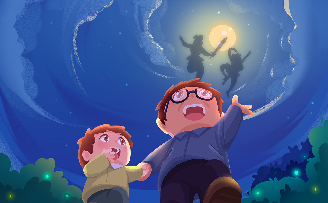 【原创绘本】皮影戏