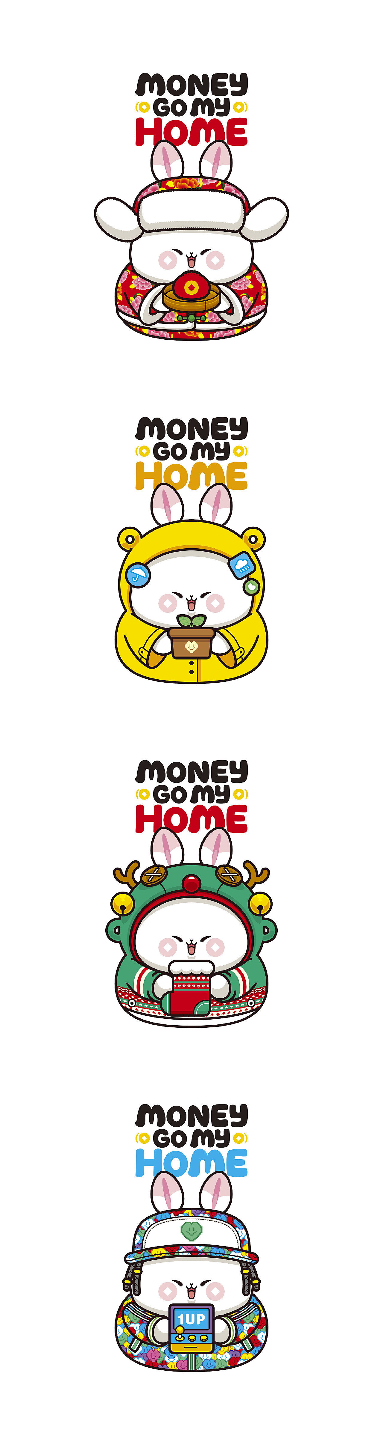 The Money Go Where I Go Smoking On Gelato Lyrics 奶思兔.米秋 2023 MONEY GO MY HOME_狂奔的包子插画铺-站酷ZCOOL