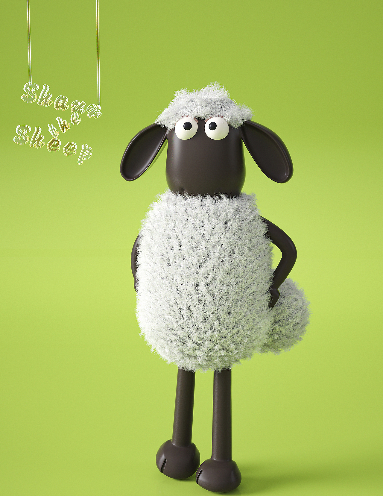 C4D卡通IP-小羊肖恩（图ZMzAwMTU2MjU2） - 人物/生物 - 站酷设计师吃土豆不吃土豆皮原创素材 - 站酷ZCOOL