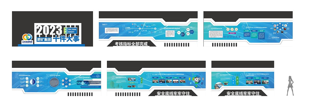 煤矿集团年终临展丨能源集团展厅临展丨煤矿文化墙