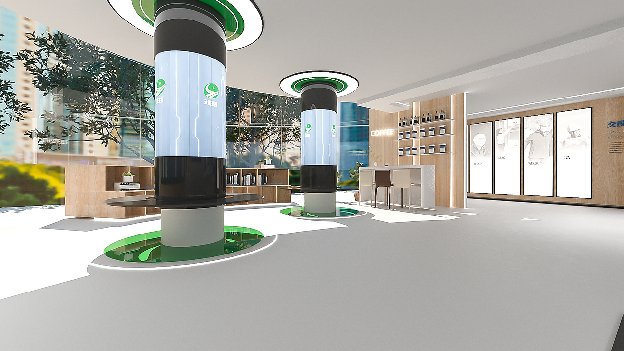 某企业工会展厅