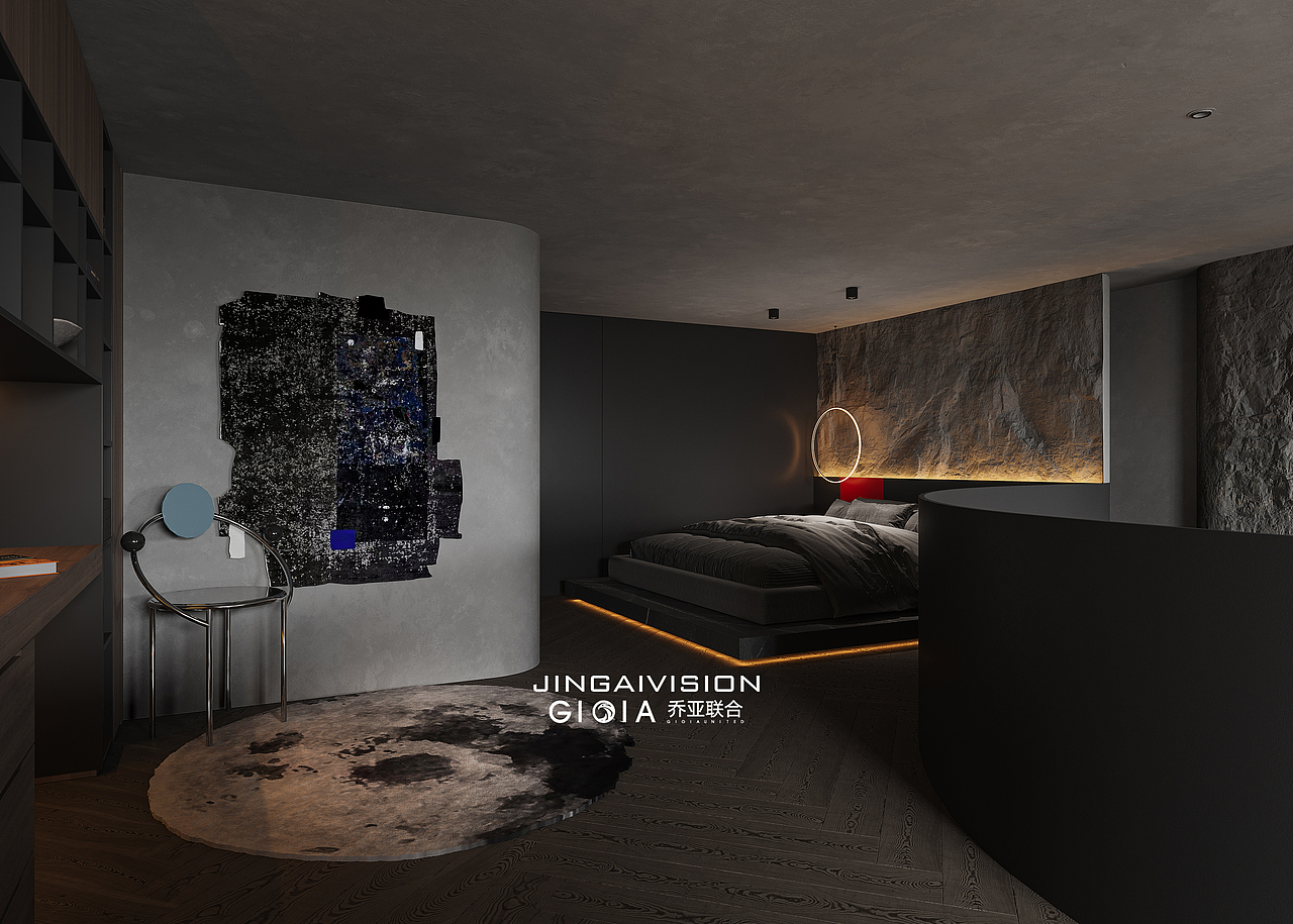 金该 | 暗黑系新作（图ZMjk2ODg3Mjg4） - 家装设计 - 站酷设计师金该画图壹哥原创素材 - 站酷ZCOOL