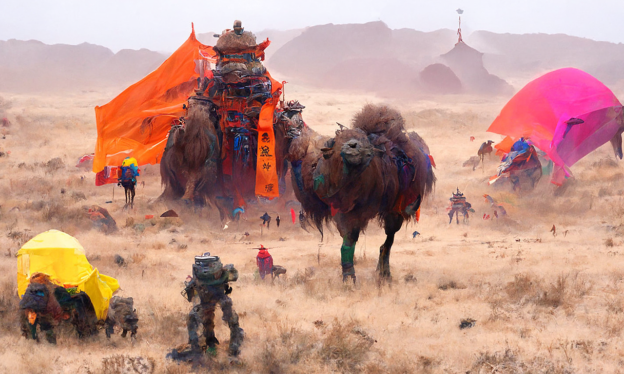 语境·敦煌·3号 / AI影视概念场景