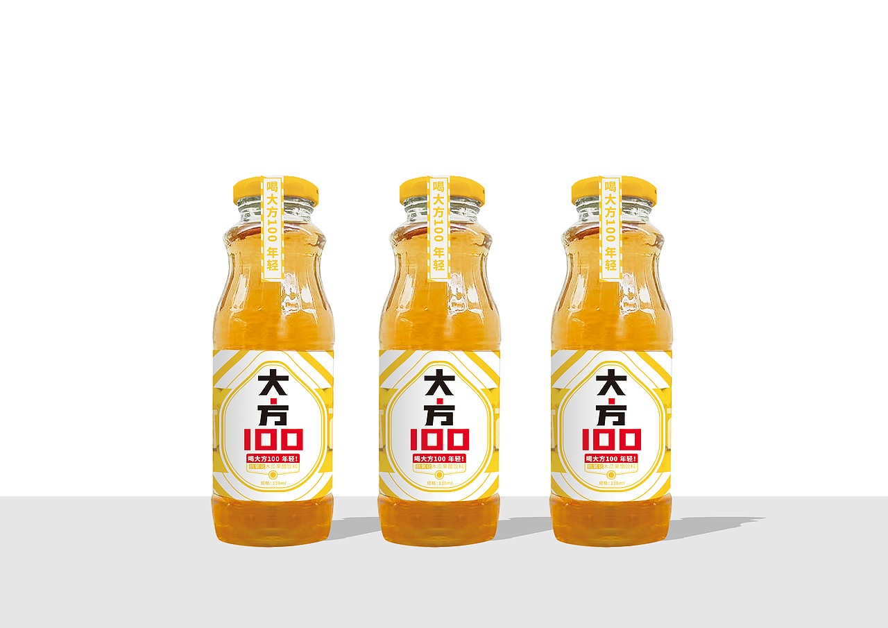 线上/线下《美丽大方 百分愿望-大方100木瓜果醋包装》