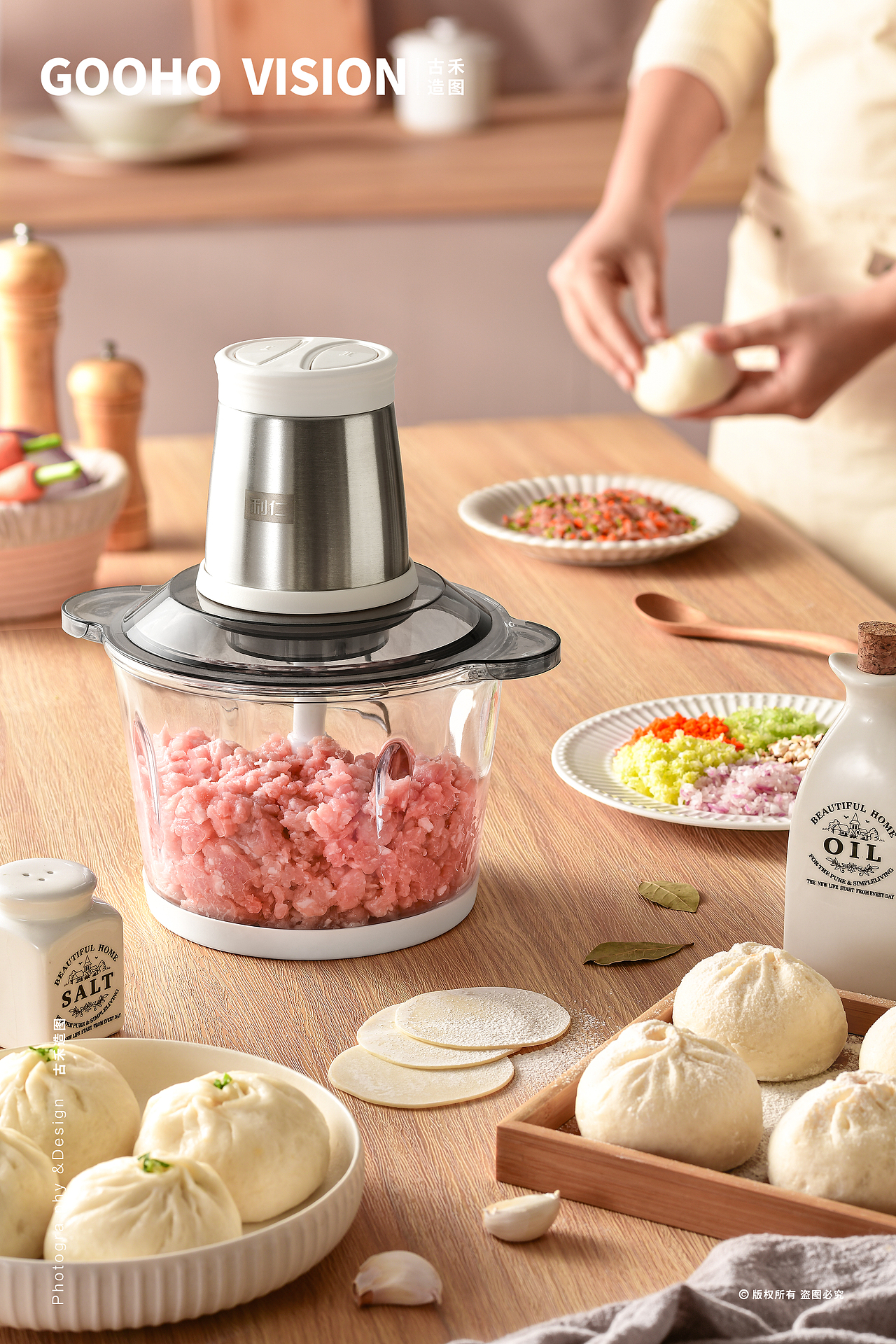 利仁绞肉机丨古禾造图 GOOHO VISION