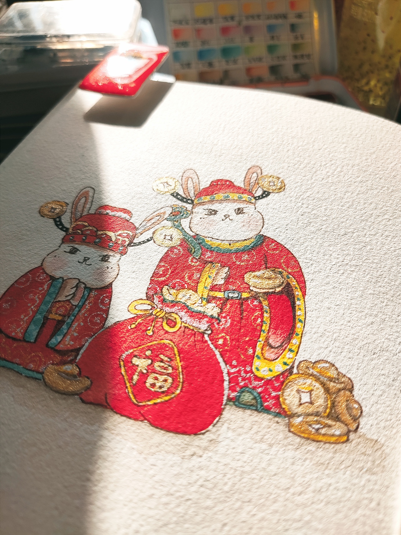 2023年1月份手绘水彩画总结30张