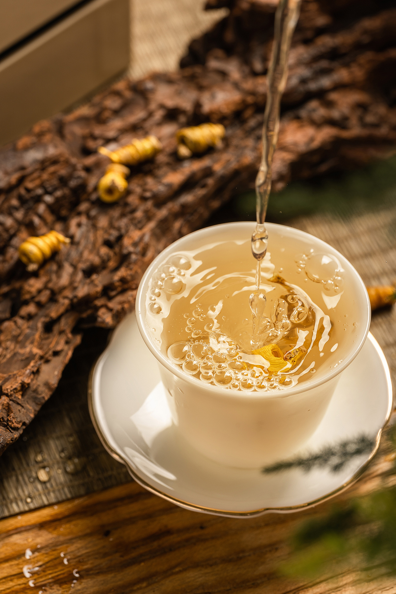 滋补养生茶类——霍山石斛山水系列_nuanshu36-站酷zcool