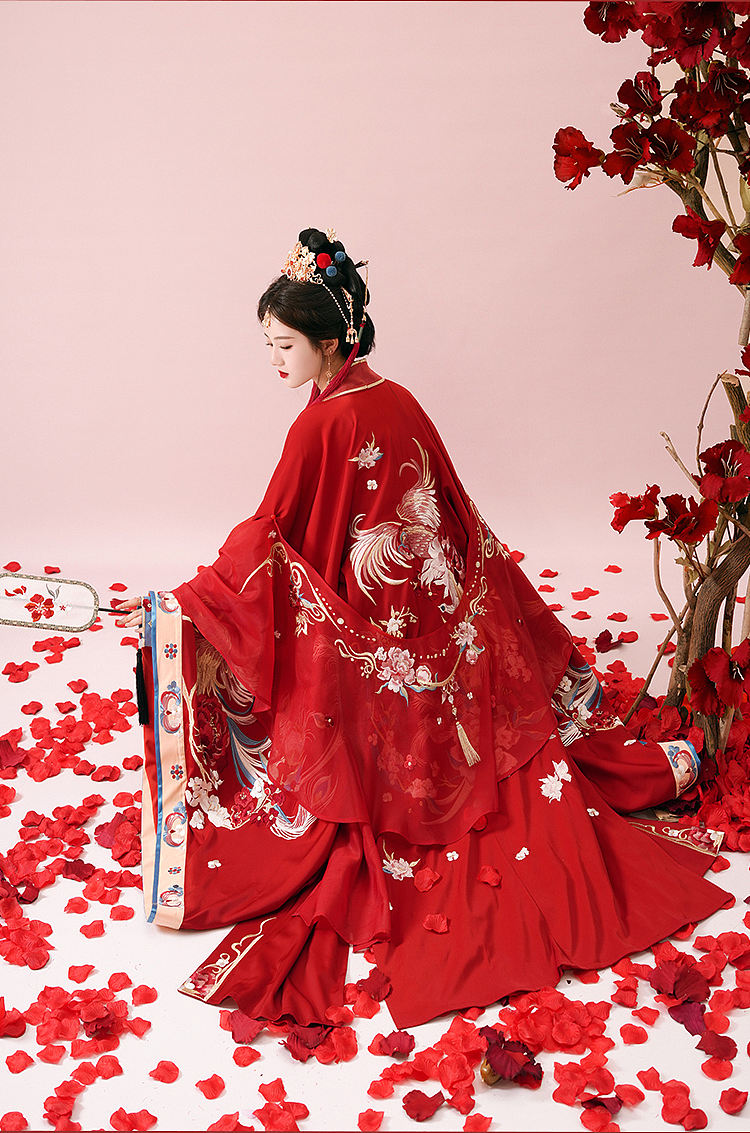 汉服设计|良辰 婚服 宋制婚服华丽款（图ZMzQxNzI3NzA4） - 传统/民族服饰 - 站酷设计师一斤的汉服世界原创素材 - 站酷ZCOOL
