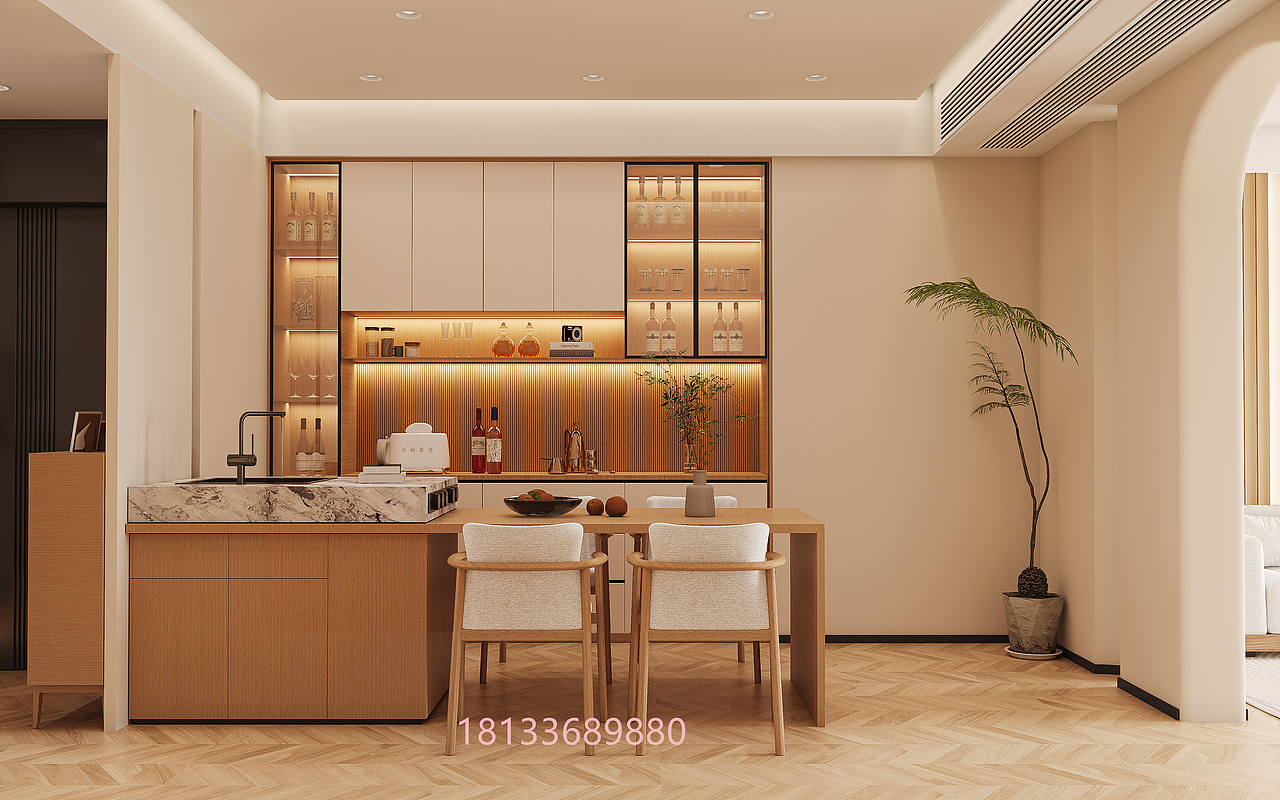 原木诧寂 暖色装修