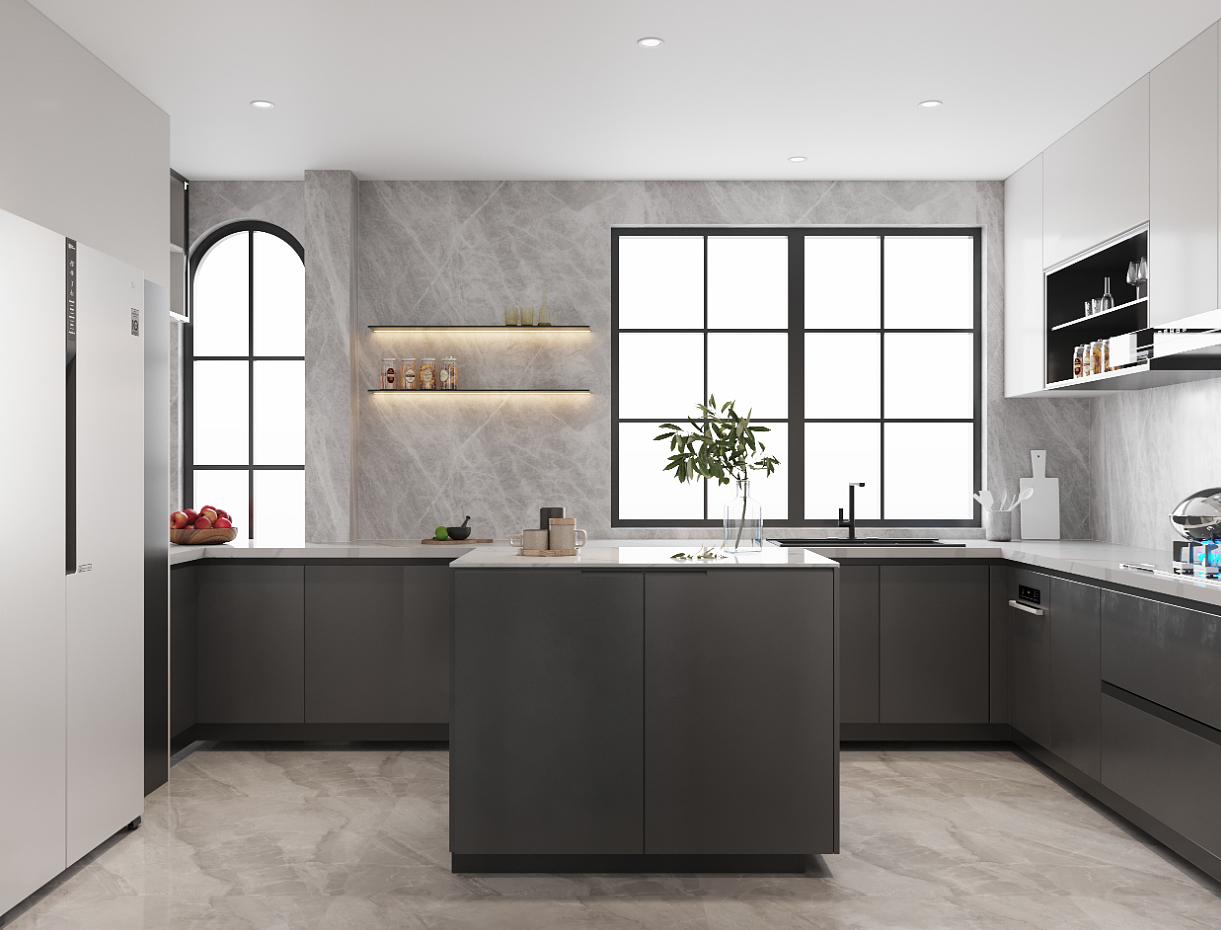 现代别墅效果图