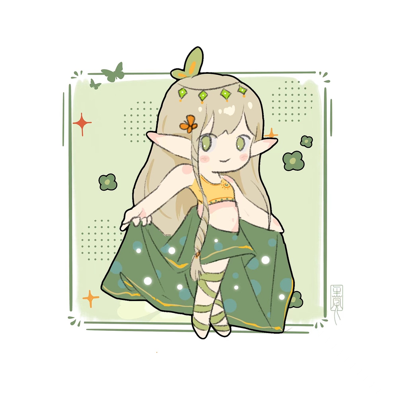 人物练习 l infp小精灵