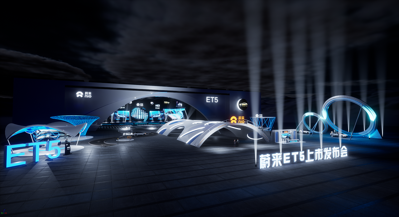 蔚来汽车ET5上市发布会最终效果图（图ZMzE1OTgxODMy） - 建筑/空间 - 站酷设计师尖椒炒蛋原创素材 - 站酷ZCOOL