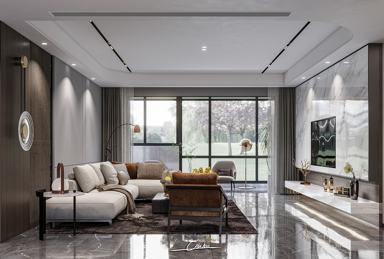 家装客厅表现（图ZMzA4NjI2MzY0） - 家装设计 - 站酷设计师ColinVision原创素材 - 站酷ZCOOL