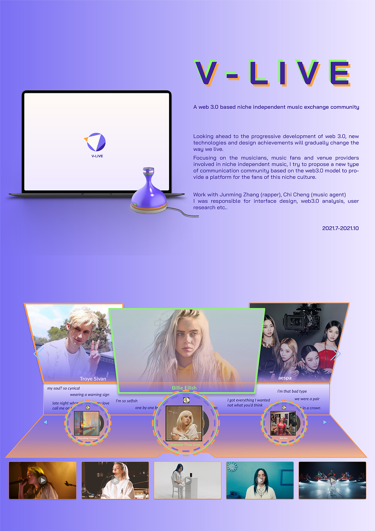 vlive,基于web3.0的小众音乐交流平台