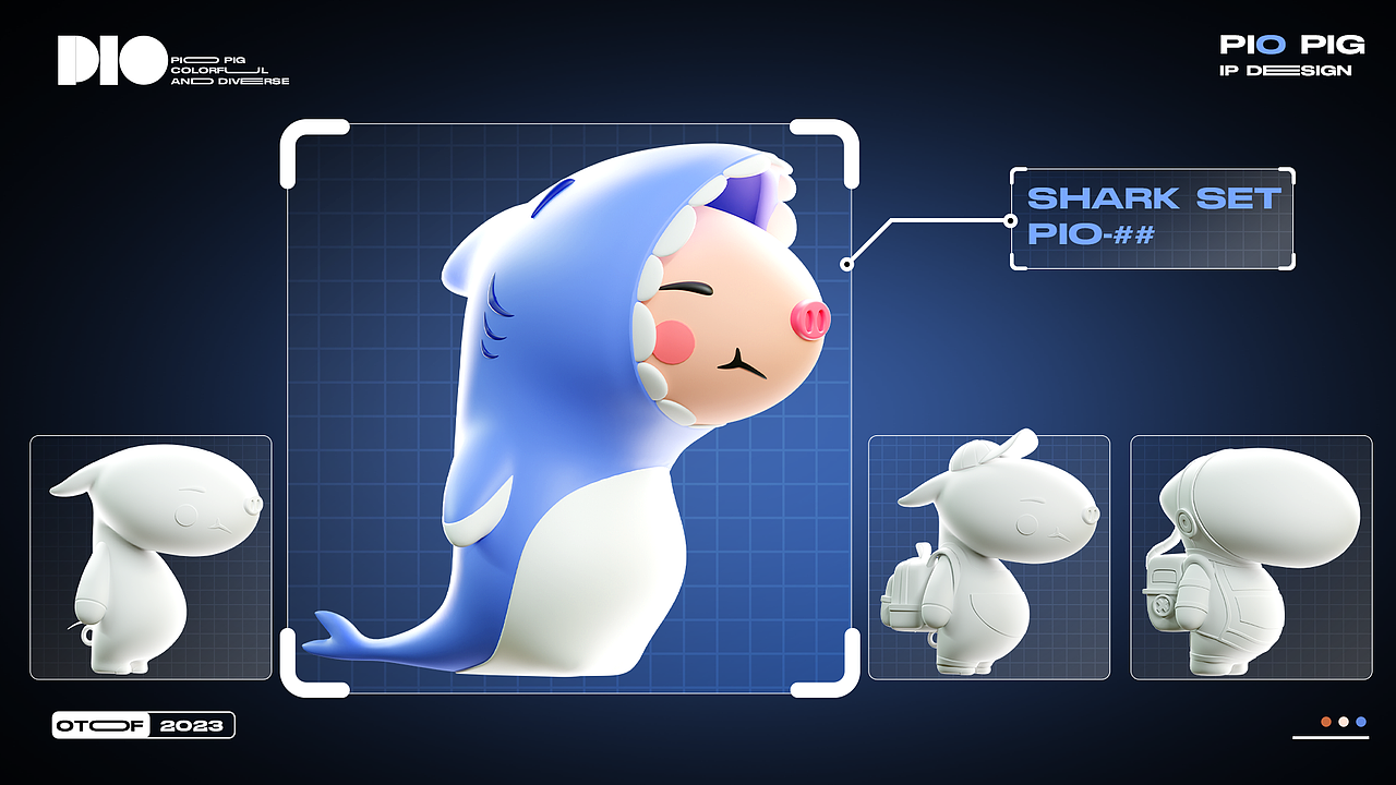 PIO PIG ｜IP DESIGN（图ZMzQxNjg0Nzcy） - IP形象 - 站酷设计师三分鱼OTOF原创素材 - 站酷ZCOOL