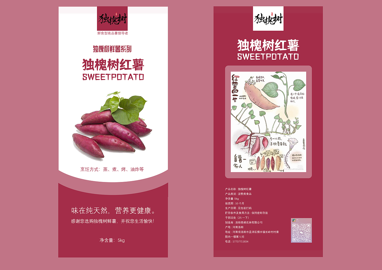 独槐树产品包装设计