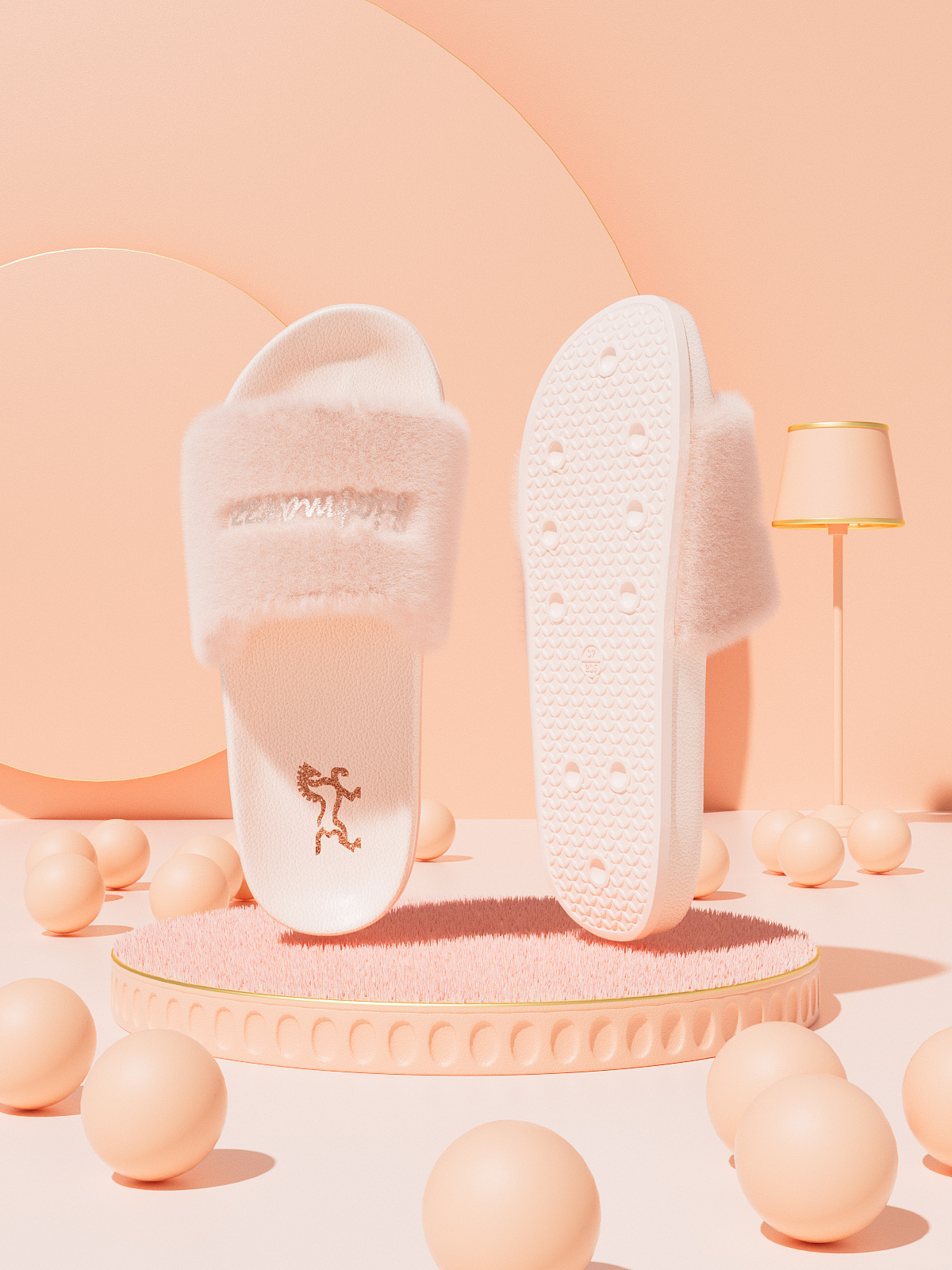 拖鞋建模渲染分享（图ZMzIzNTEzODA4） - 产品 - 站酷设计师小K滴原创素材 - 站酷ZCOOL