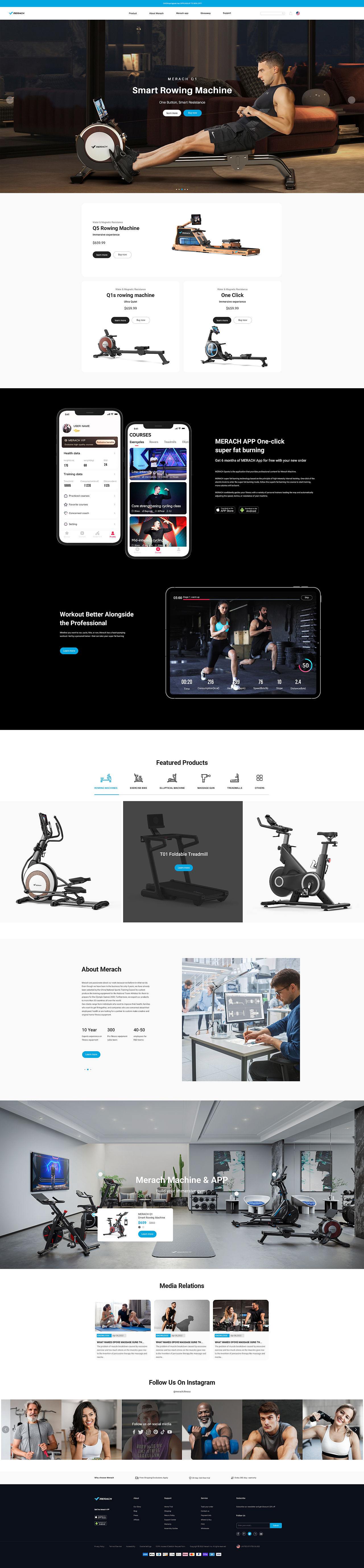 MERACH品牌shopify独立站banner网页设计UI设计(图ZMzYzNzAxMjg4) - 企业官网 - 站酷设计师wmgods原创素材 - 站酷ZCOOL