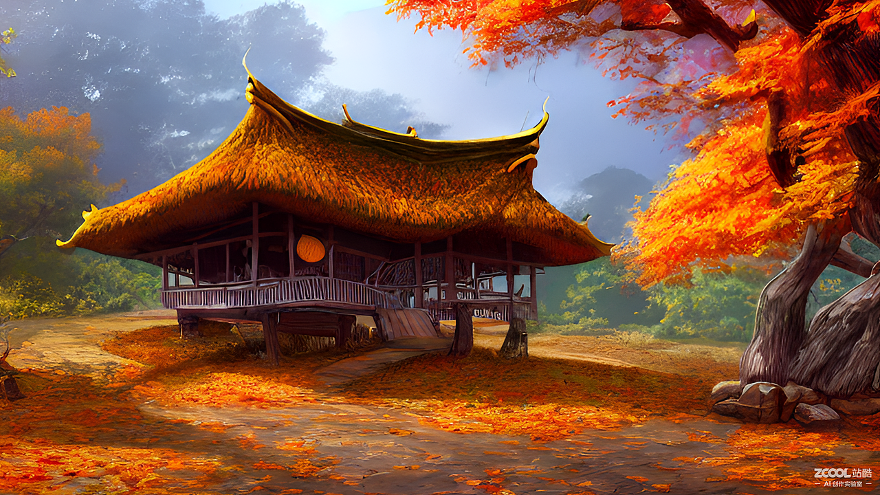 #AI创作实验室#峰峦如聚波涛如怒（图ZMzIwMjc1NjQ4） - AI作品 - 站酷设计师luoma_a原创素材 - 站酷ZCOOL