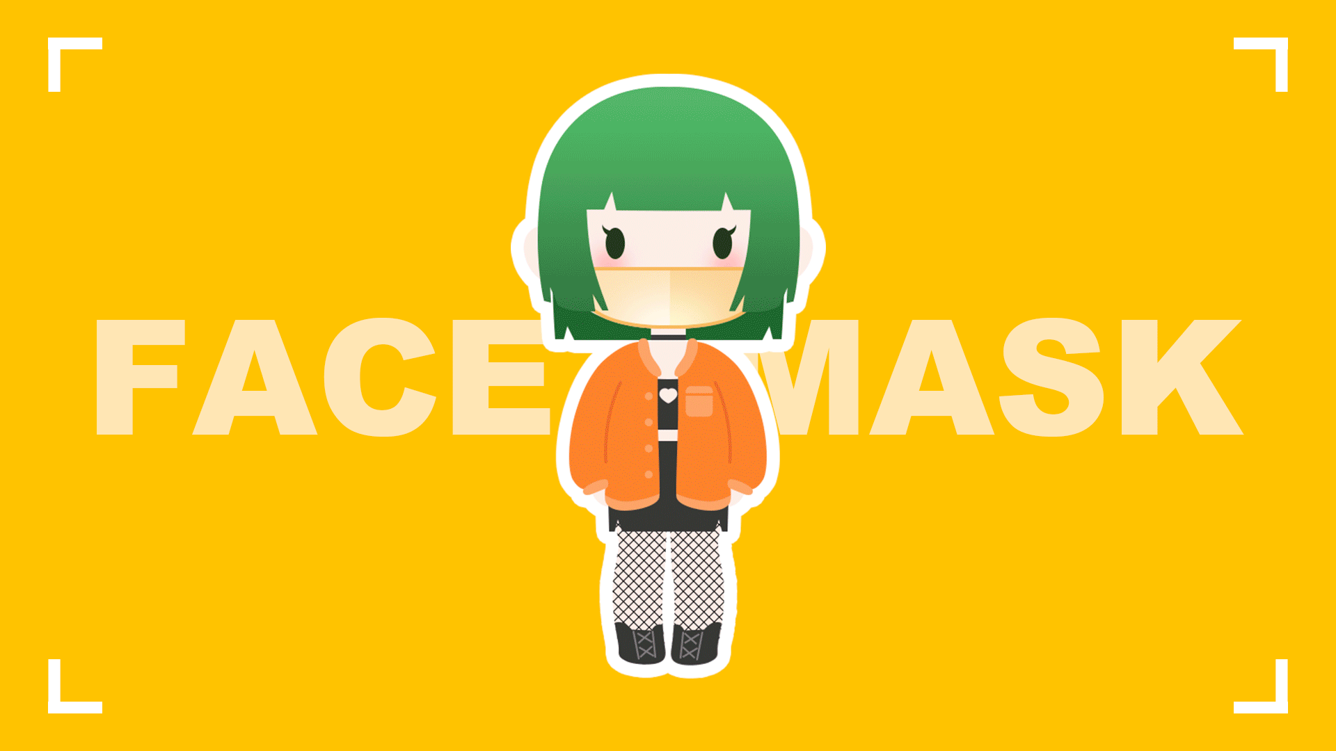 口罩下的我们（图ZMzA3NzE3ODAw） - IP形象 - 站酷设计师年糕酱子原创素材 - 站酷ZCOOL