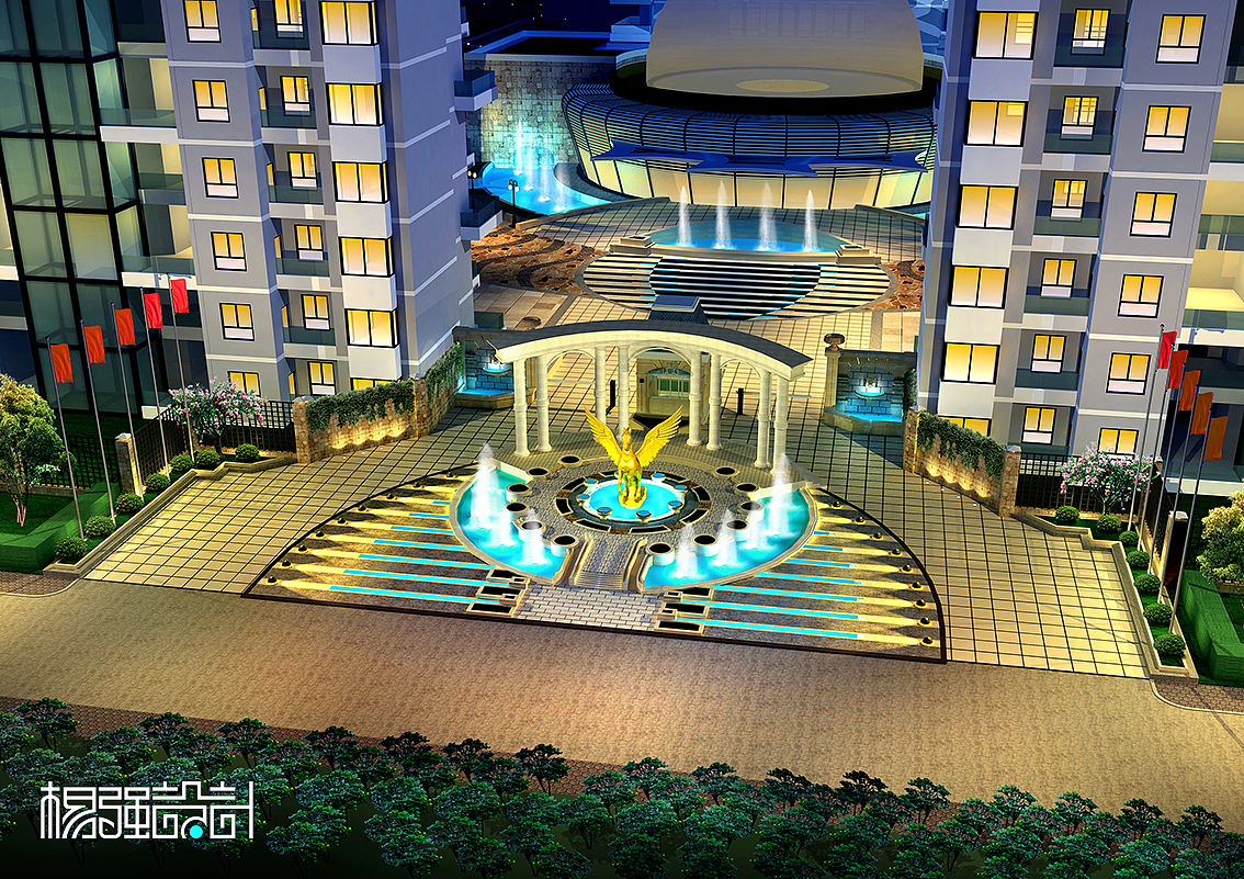 建筑设计—海景楼盘设计