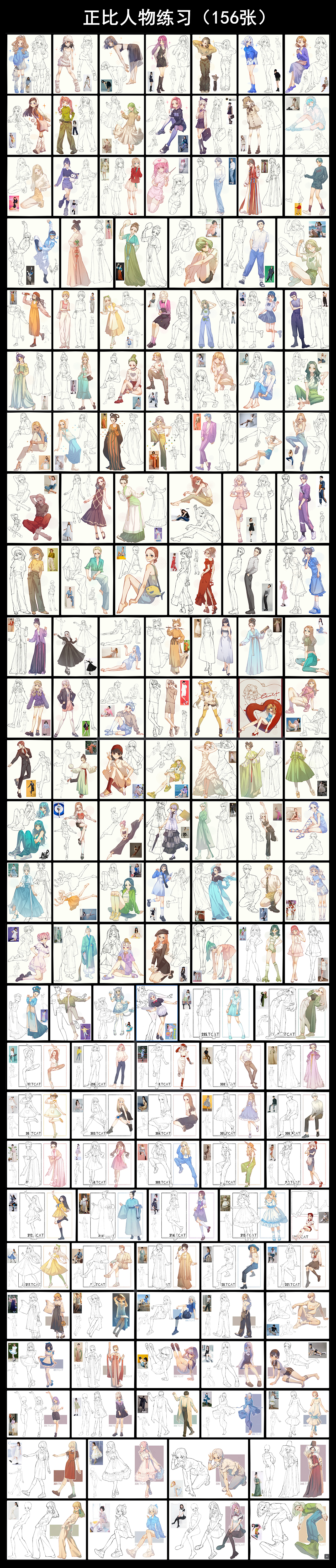 2023年绘画总结（图ZMzU5MDI3NTUy） - 创作习作 - 站酷设计师Tcat原创素材 - 站酷ZCOOL