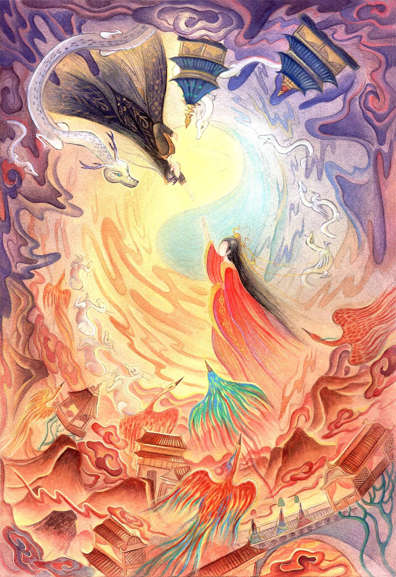 原創(chuàng)手繪插畫（圖ZMzU5ODAzOTQ0） - 商業(yè)插畫 - 站酷設(shè)計師fish卷卷原創(chuàng)素材 - 站酷ZCOOL