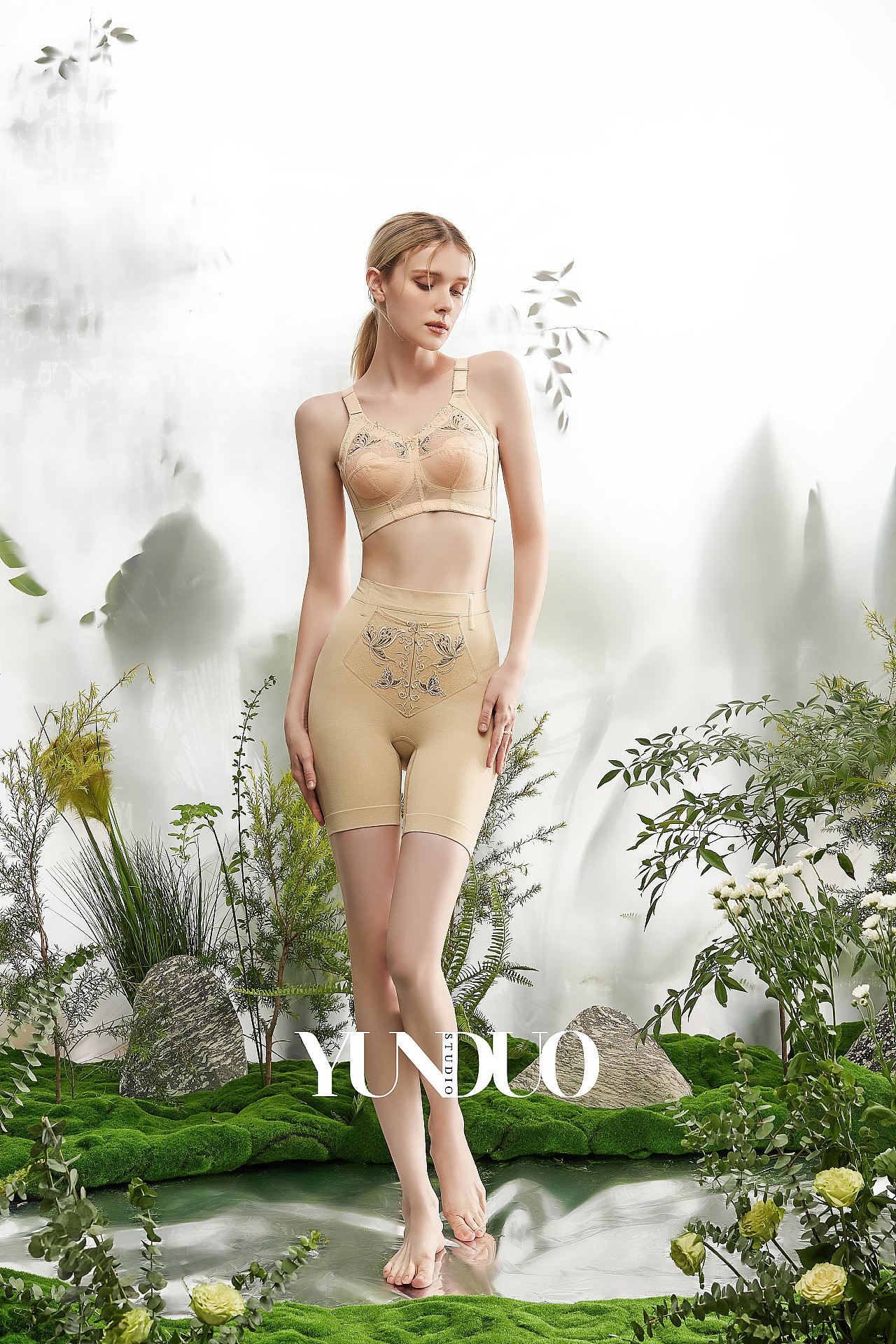 品牌内衣 塑身衣拍摄 爱美莱-茜木