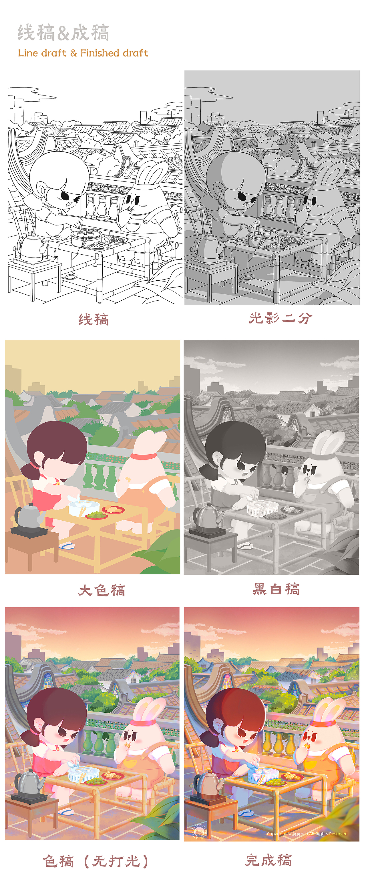 Dily的潮汕非遗文化之旅--工夫茶(图ZMzU1NTYzNjc2) - 儿童插画 - 站酷设计师莫莫n_n原创素材 - 站酷ZCOOL