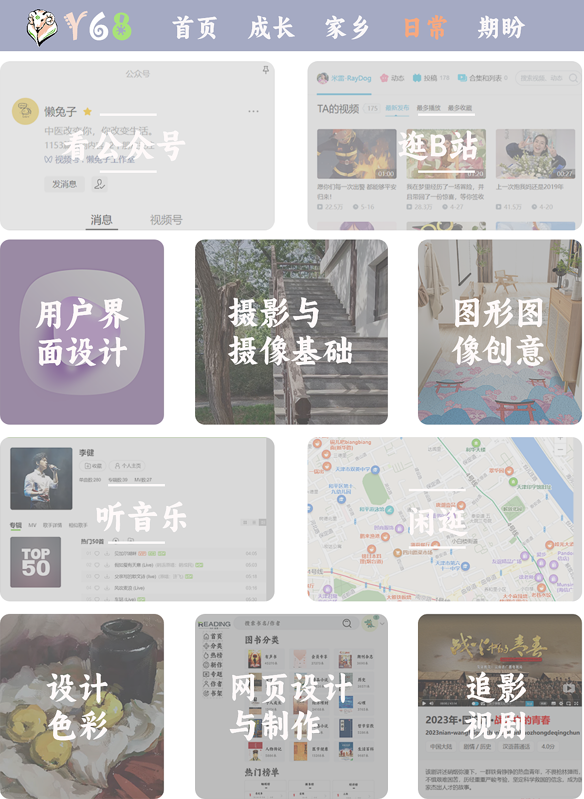 个人网站（图ZMzQ3MjMxNzg0） - 个人网站 - 站酷设计师柚子菌y68原创素材 - 站酷ZCOOL