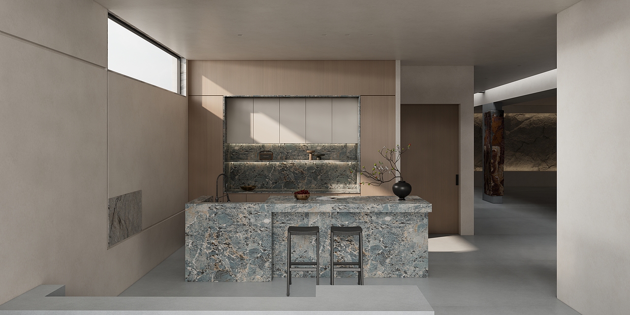 【微视设计&设计管家】1200/长沙/自建别墅/诧寂风（图ZMzQyNDg5NjM2） - 家装设计 - 站酷设计师微视设计管家原创素材 - 站酷ZCOOL