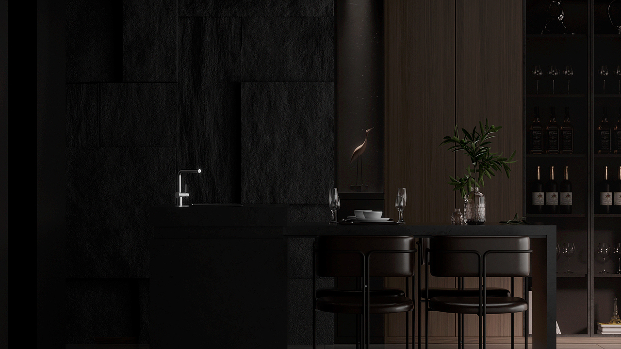 暗黑风格室内表现练习