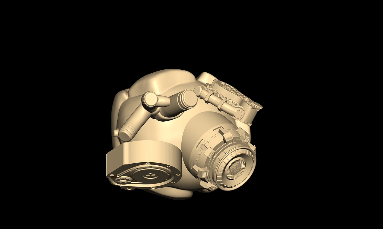 Hear of Loulan楼兰之心(赛博机械心脏摆件)