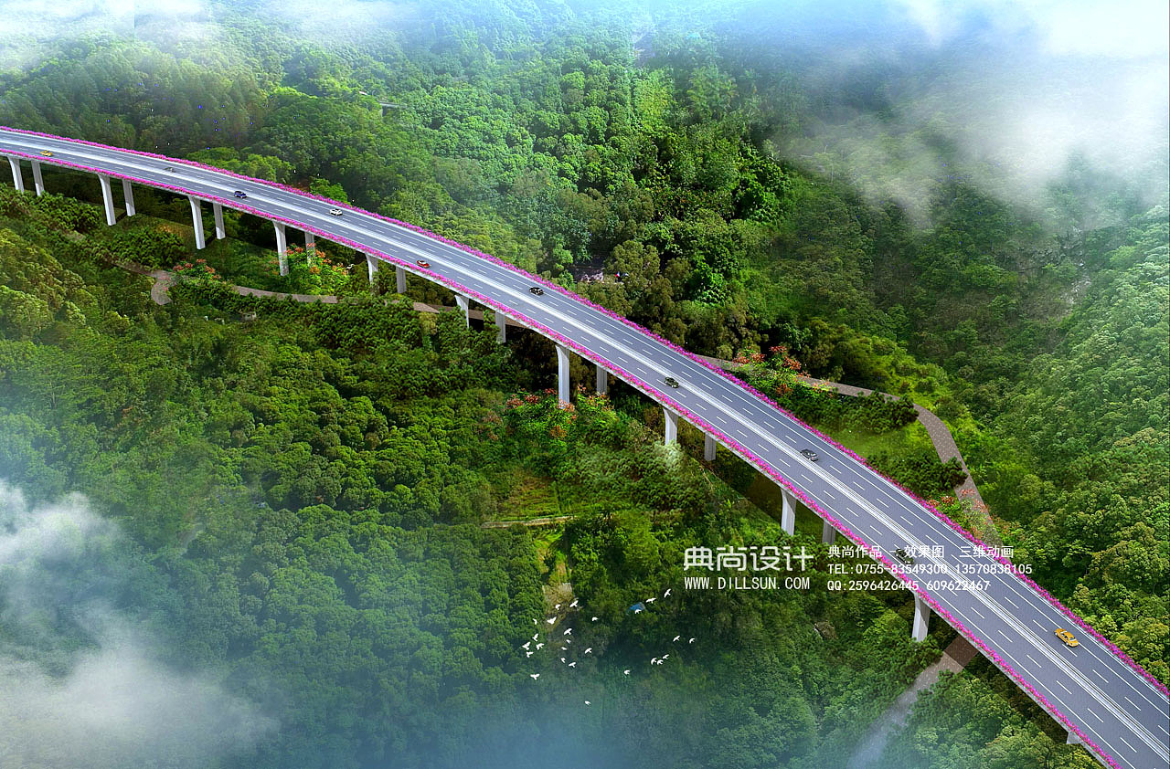 桥梁设计效果图